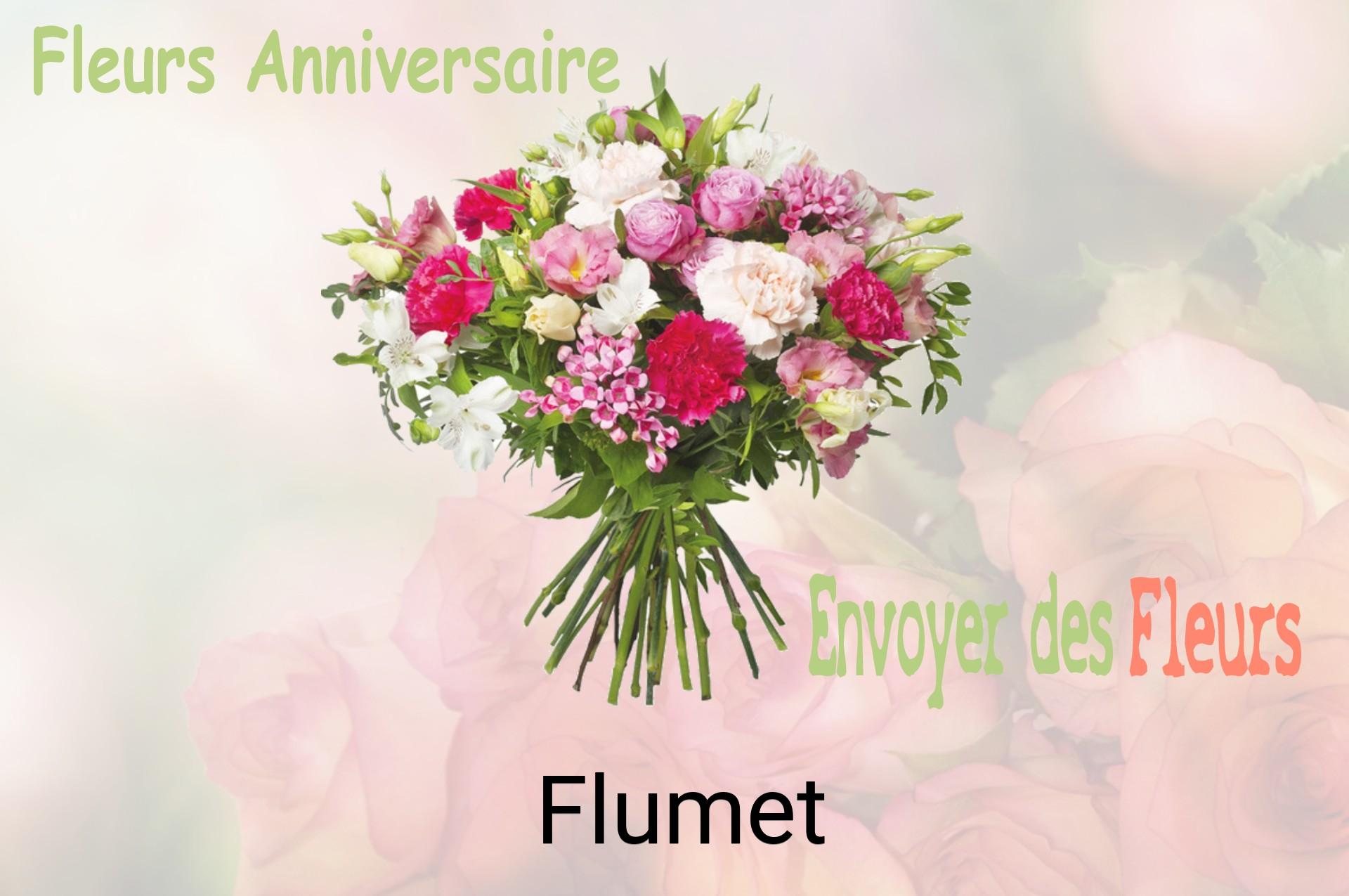 Bouquet de fleurs d’anniversaire livré à Flumet