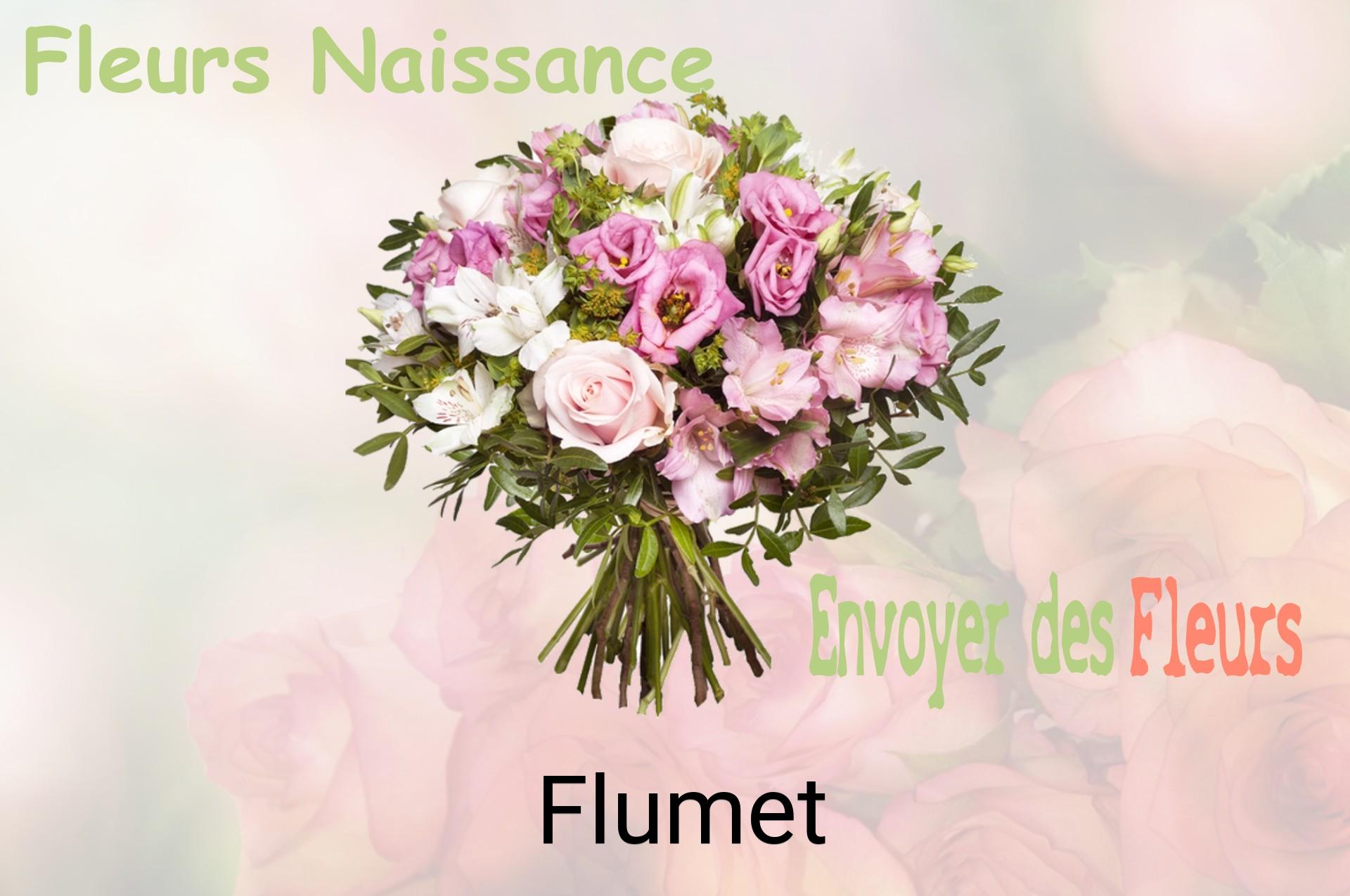 Bouquet de fleurs de naissance livré à Flumet